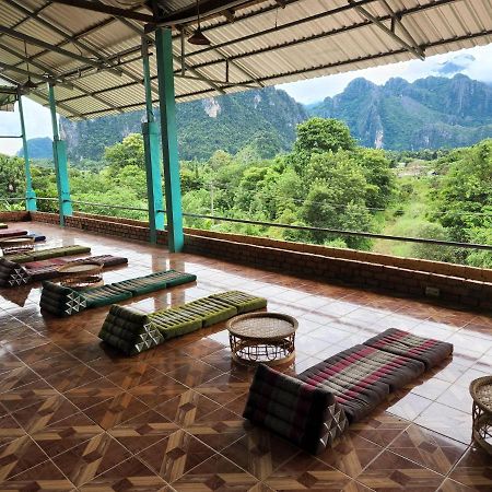 Blue guesthouse Vang Vieng Extérieur photo