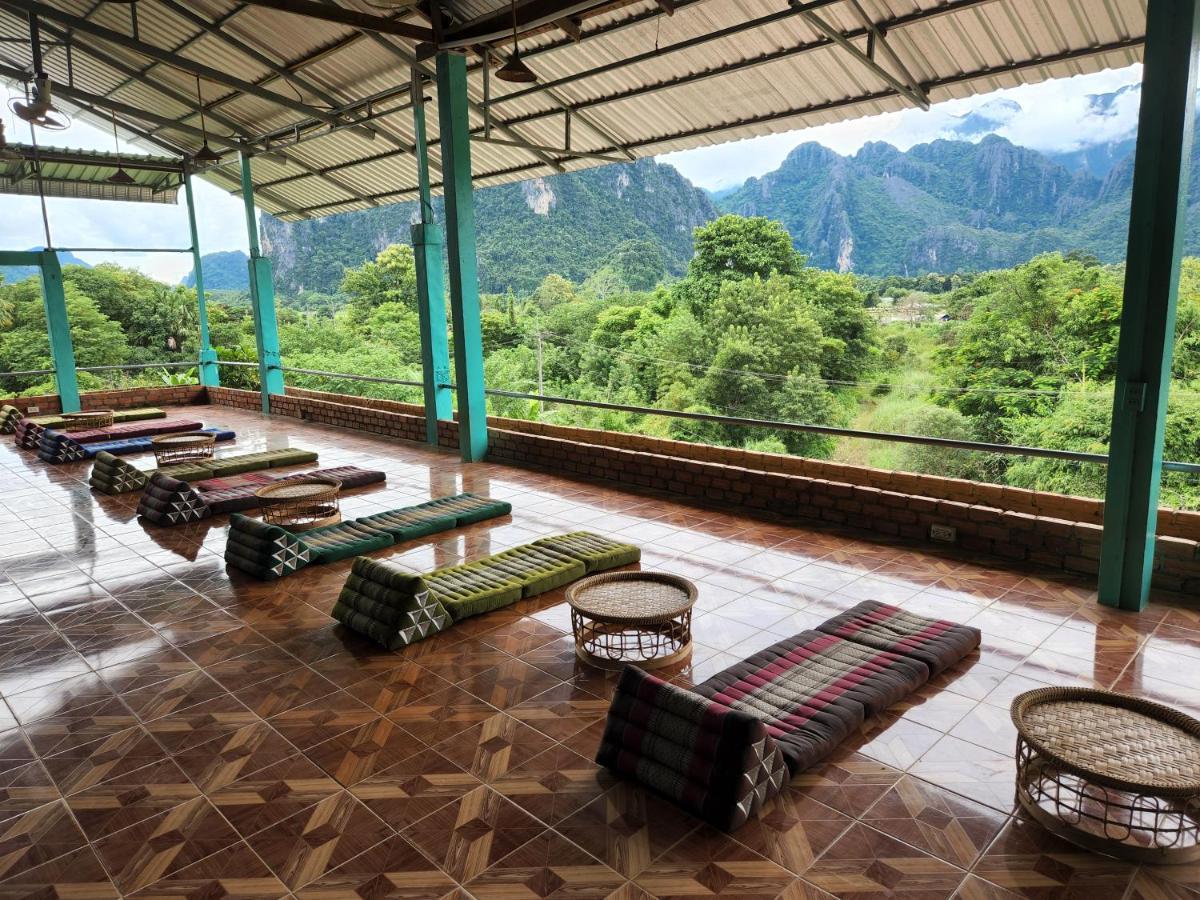 Blue guesthouse Vang Vieng Extérieur photo