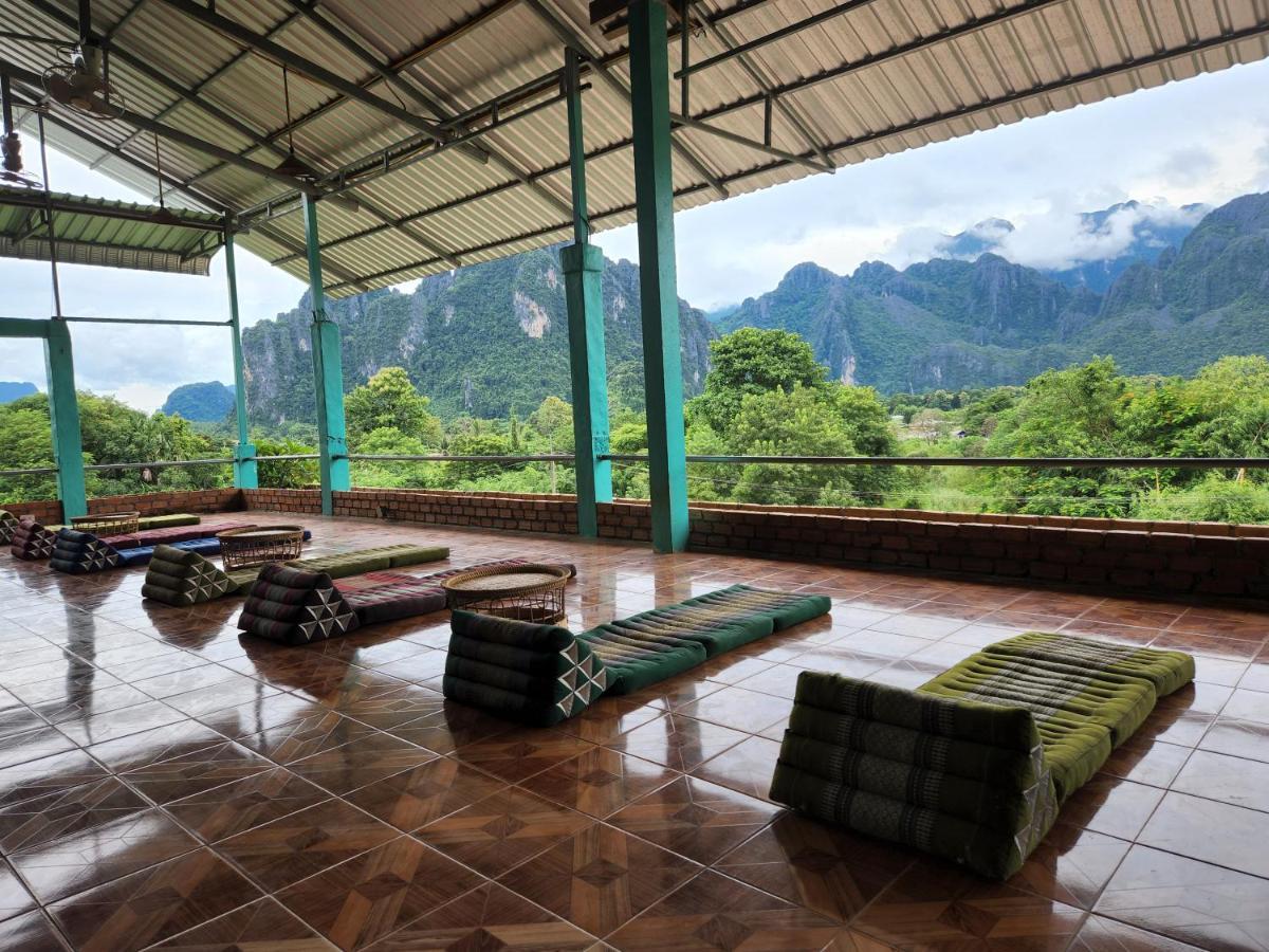 Blue guesthouse Vang Vieng Extérieur photo