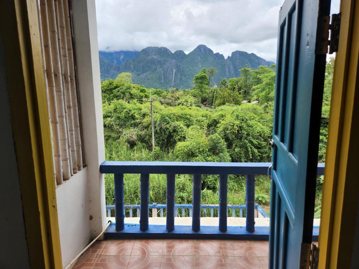Blue guesthouse Vang Vieng Extérieur photo
