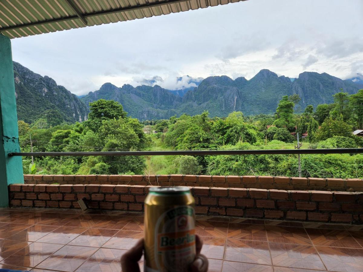 Blue guesthouse Vang Vieng Extérieur photo